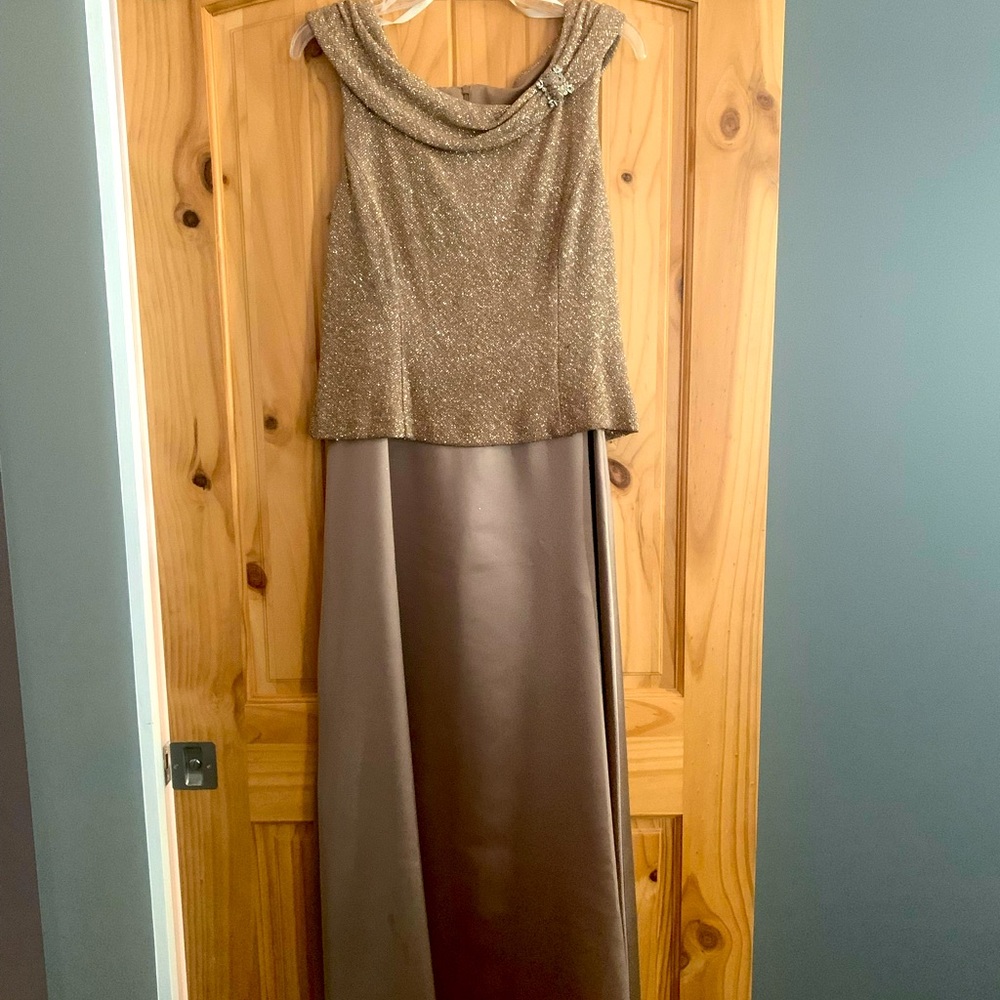 Patra formal dress. Gold color. Size 14